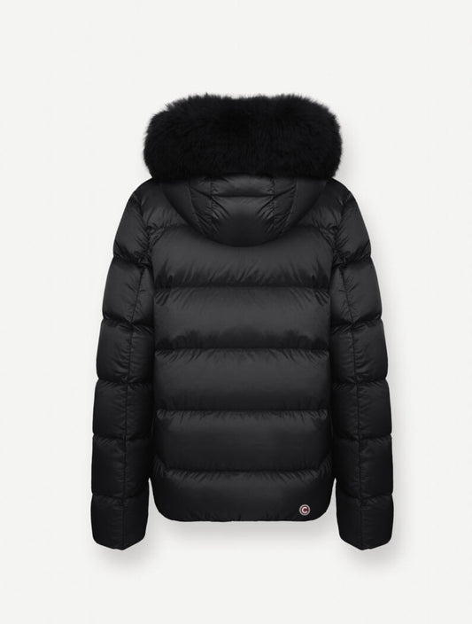 COLMAR DONNA CORTO NERO CON PELLICCIA