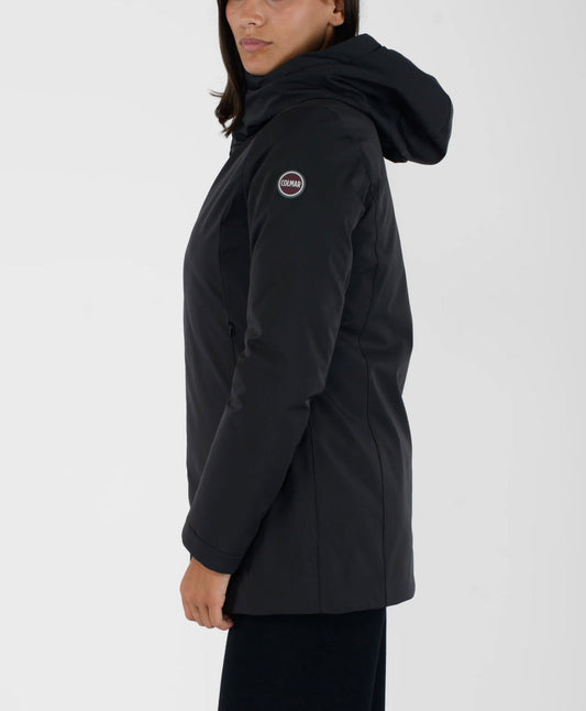 COLMAR DONNA NERO IMPERMEABILE CON CAPPUCCIO (100gr)