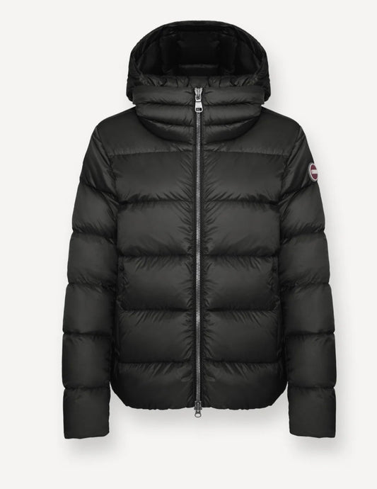 COLMAR DONNA NERO CORTO CON CAPPUCCIO (100gr)