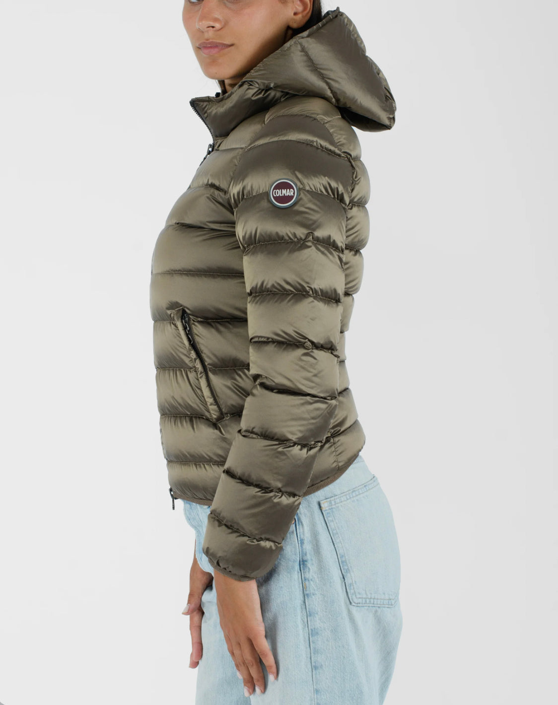 COLMAR DONNA CORTO VERDE CON CAPPUCCIO (100gr)